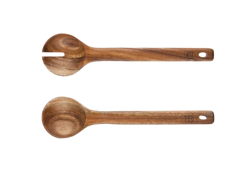 Couverts à salade en bois d'acacia OLLE